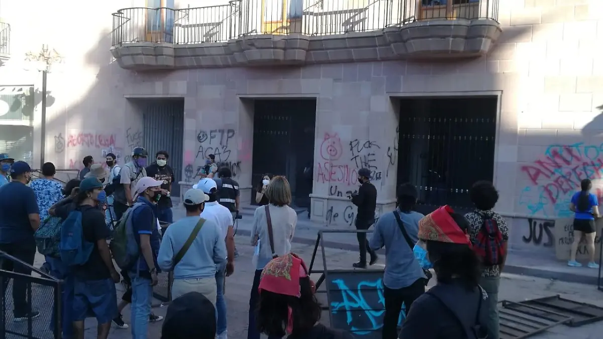 3 marcha contra la brutalidad policíaca en SLP